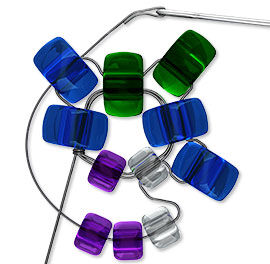 Illustration of beading stitch